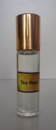 Tea Rose, Perfume Oil Exotic Long Lasting Roll on